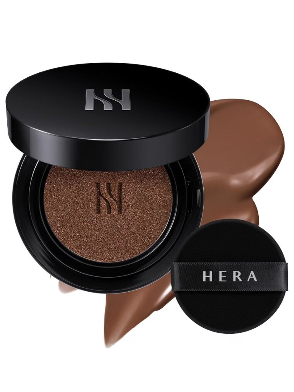 HERA BLACK CUSHION Foundation - 47N1 Deep Cocoa - Korean Makeup